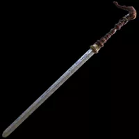 Flame Art Cane Sword