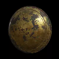 Gilded Fire Iron Shield