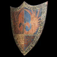 Flame Art Twinbird Kite Shield