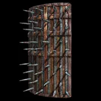 Fire Spiked Palisade Shield